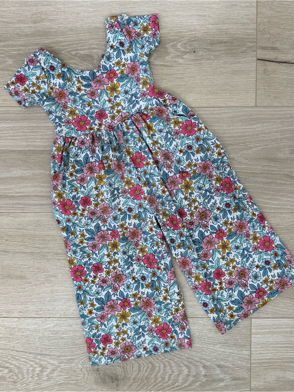 Gigi and Max Bamboo Floral Jumpsuit Romper